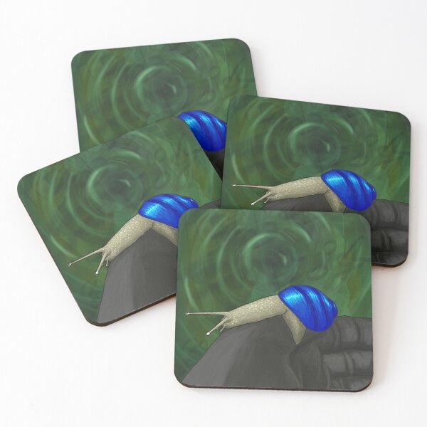 Item preview, blue snail designed and sold by Kycia.