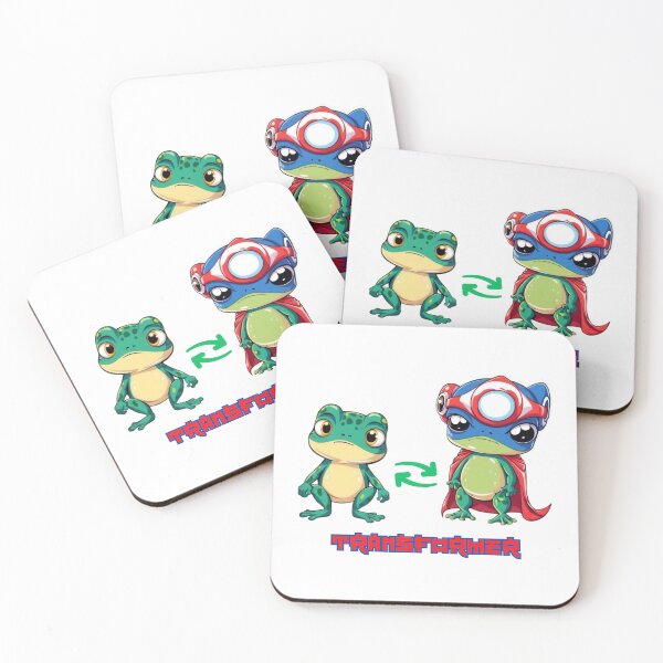 Item preview, Cute Transformer Frog designed and sold by RoseAIArtRhythm.