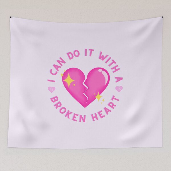 Item preview, I Can Do It With A Broken Heart designed and sold by SwiftieStickers.