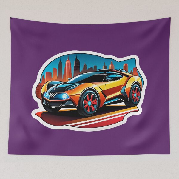 Item preview, Cool Futuristic Concept Car designed and sold by TheArtOfPat.