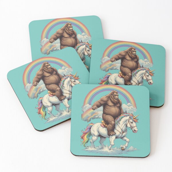 Item preview, Mythical Ride: Bigfoot & Unicorn Adventure designed and sold by Slick-Waffles.