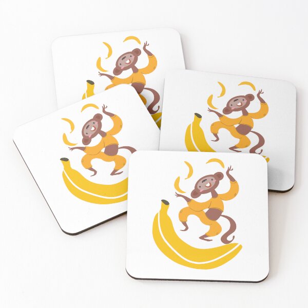 Item preview, Monkey, Monkey playing banana, Animal designed and sold by ArtZone1987.