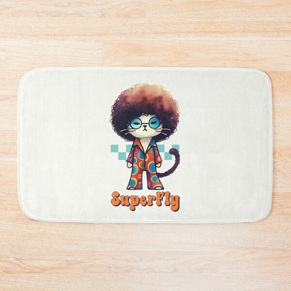 Item preview, Afro Cat Superfly designed and sold by HowToCanadian.