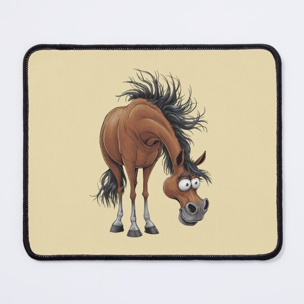 Item preview, Funny horse with ruffled mane designed and sold by MagelliShop.