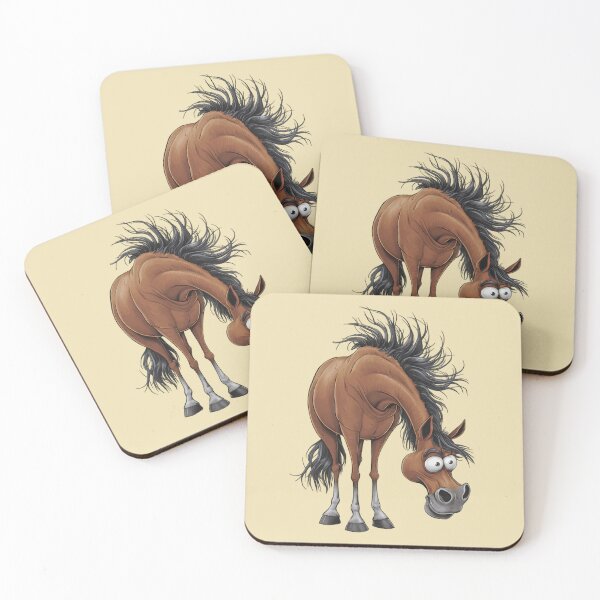 Item preview, Funny horse with ruffled mane designed and sold by MagelliShop.