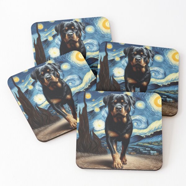 Item preview, Rottweiler Starry Night designed and sold by 123ks.