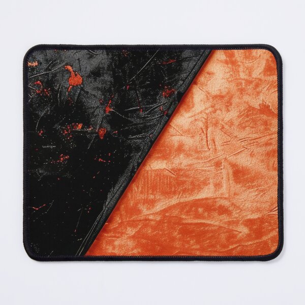 Item preview, Orange and Black Background With Black Triangle - Velvet Fabric Texture designed and sold by frequent-art.