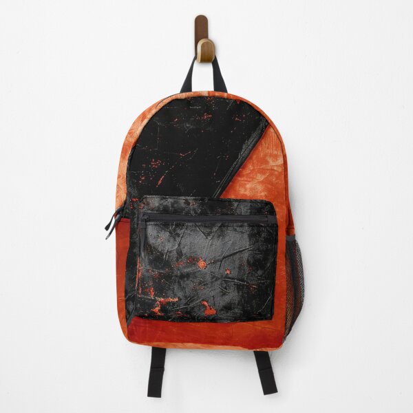 Item preview, Orange and Black Background With Black Triangle - Velvet Fabric Texture designed and sold by frequent-art.