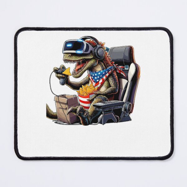 Item preview, Dinosaur Nachos American 4th Of July Gaming Controller Gamer designed and sold by Artistoos.