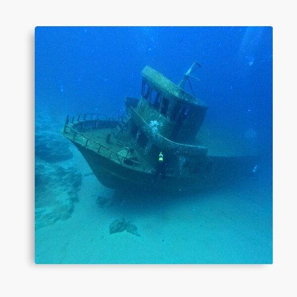 Item preview, sunken fishing boat designed and sold by DayWallker.