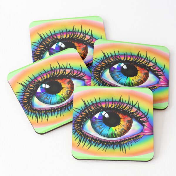 Item preview, rainbow eye designed and sold by artist101.