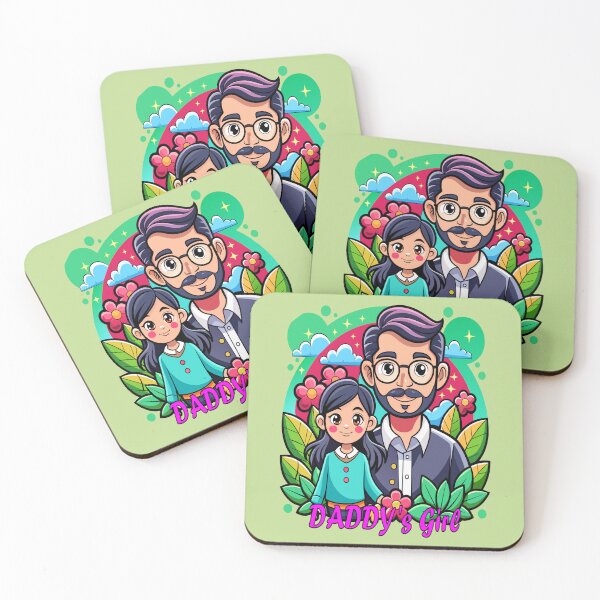 Item preview, Joyful Bonds: Daddy's Girl,Daughter and Father happiness designed and sold by AgarutanPrint.