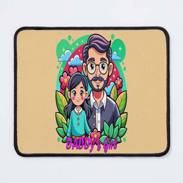 Item preview, Joyful Bonds: Daddy's Girl,Daughter and Father happiness designed and sold by AgarutanPrint.