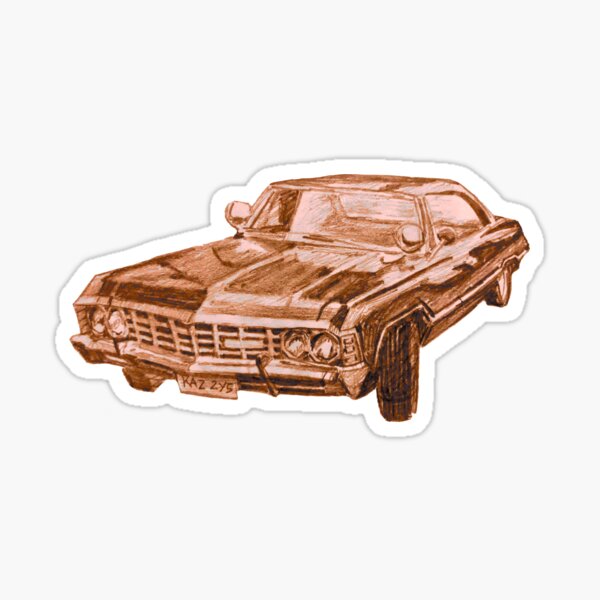 the 67 chevy impala !!! Sticker