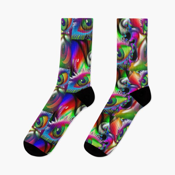 Item preview, Abstract Rainbow Eye Art designed and sold by artist101.