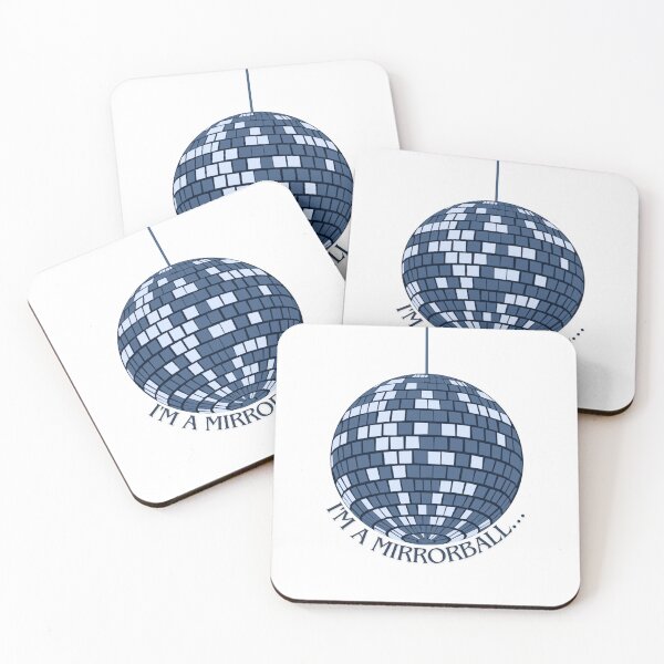 Item preview, mirrorball (dark blue version) (lyrics version) designed and sold by KeySigned.