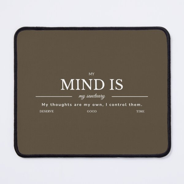 Item preview, My mind is my sanctuarity affirmation manifestation mental health designed and sold by SoulfulT.