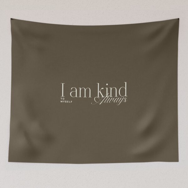 Item preview, I am kind to myself always affirmation manifestation mental health designed and sold by SoulfulT.