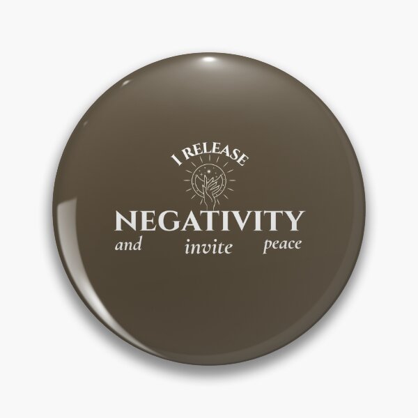 Item preview, I release negativity and invite peace affirmation manifestation mental health designed and sold by SoulfulT.