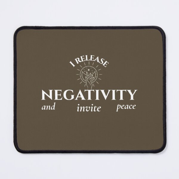 Item preview, I release negativity and invite peace affirmation manifestation mental health designed and sold by SoulfulT.