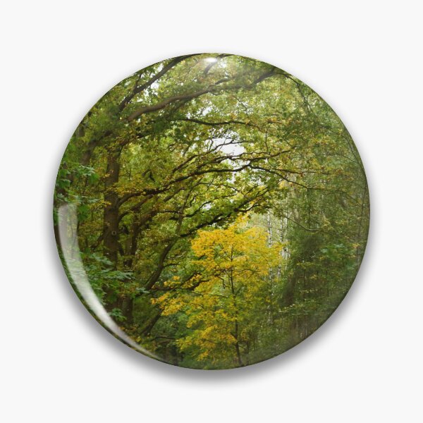 Item preview, A yellow tree on the road in the forest designed and sold by Kris Careful.