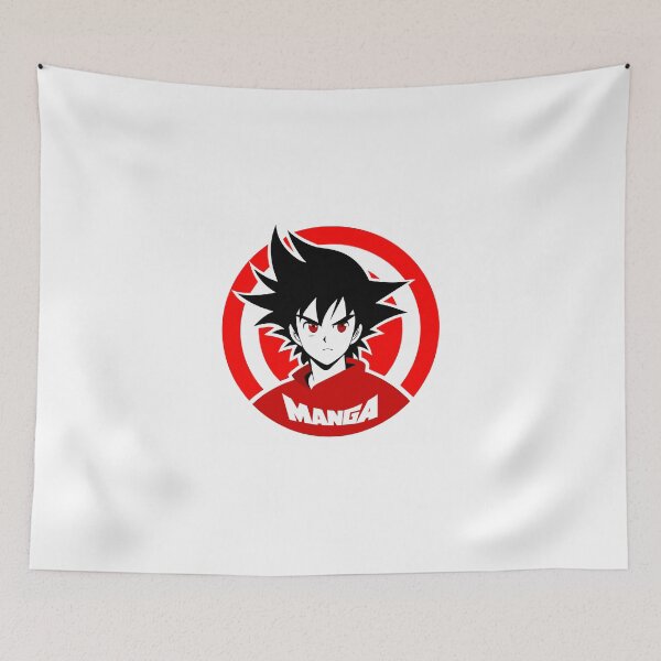 Item preview, cartoon of a manga guy designed and sold by janedewaard.