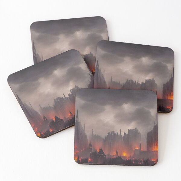 Item preview, Gothic City Fires designed and sold by Adrian I Barnett.