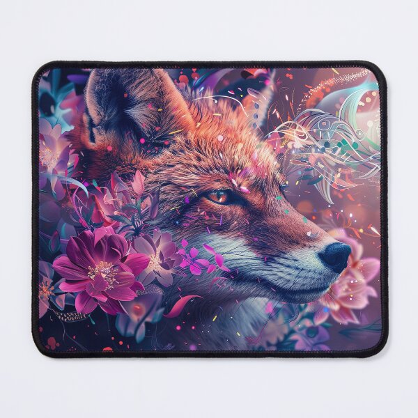 Item preview, Fox sneaks through flowers designed and sold by FlowersColorful.