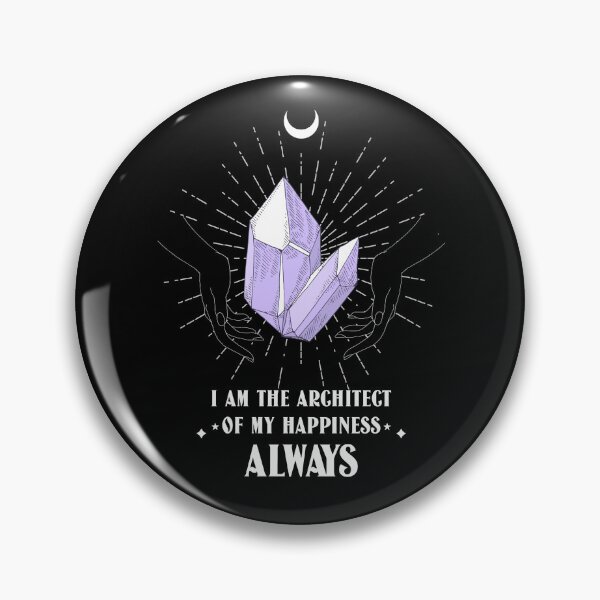 Artikelvorschau, I am the architect of my hapiness always affirmation manifestation mental health entworfen und verkauft von SoulfulT.