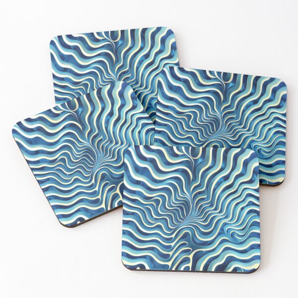 Item preview, Ocean Depths Abstract Pattern - Sea-Inspired Design designed and sold by DesigntshirtWB.