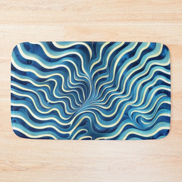 Item preview, Ocean Depths Abstract Pattern - Sea-Inspired Design designed and sold by DesigntshirtWB.