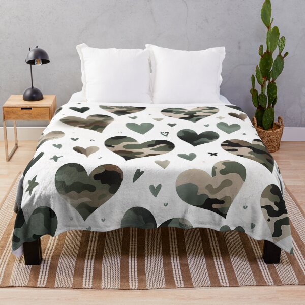 Item preview, Army camouflage love hearts.  designed and sold by ShazellArt.