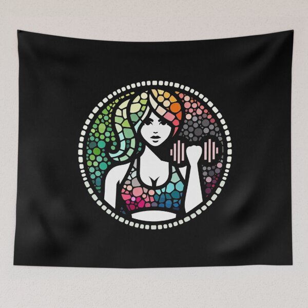 Item preview, Fitness Beauty - Stylish and Motivating Design for Active Mothers designed and sold by Tw1nsAIArt.