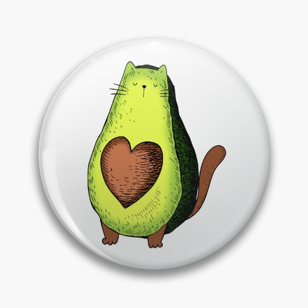 Item preview, Avocado Cat, Funny Gift for Friend designed and sold by Kondi-Art.