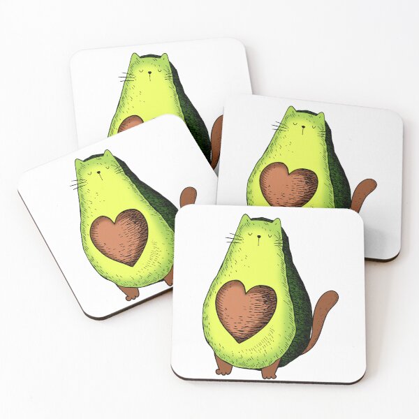 Item preview, Avocado Cat, Funny Gift for Friend designed and sold by Kondi-Art.