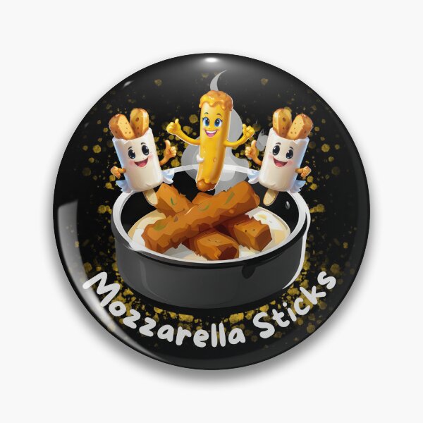 Item preview, Golden Goodness: A Visual Feast of Mozzarella Sticks Awaits! designed and sold by ArchVibe.