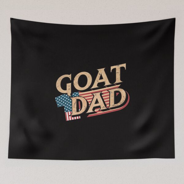 Item preview, Fathers Day GOAT Dad designed and sold by HOMEDESIGNPRINT.