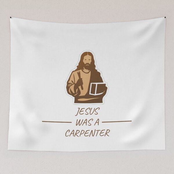 Item preview, Funny Christian Jesus Was A Carpenter God Gifts designed and sold by Laugh-Lines.