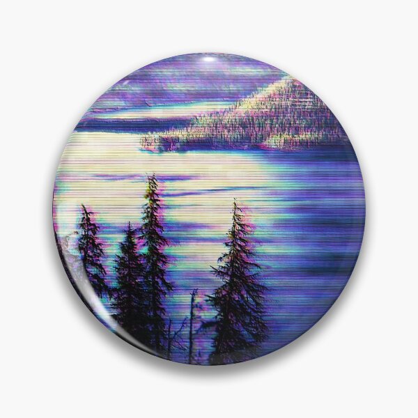 Item preview, Vaporwave at Crater Lake. Oregon designed and sold by FoxweaselArt.