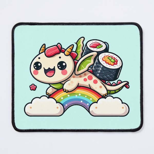 Item preview, Adorable Dragon Sushi Feast - Endearing designed and sold by Shtex.
