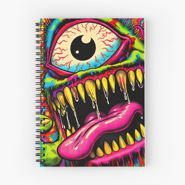 Item preview, Trippy Psychedelic Green Cyclops Monster designed and sold by AIPixelMaster.