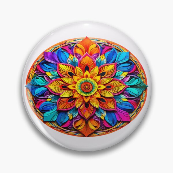 Item preview, Mandala multicolore designed and sold by Collection de trésors .