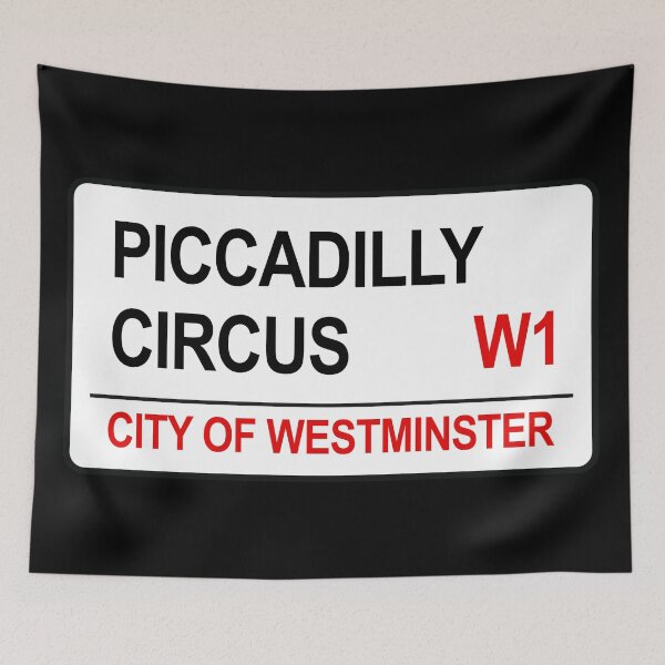 Item preview, Piccadilly Circus - W1 - London Street Sign designed and sold by WilliamsonMedia.