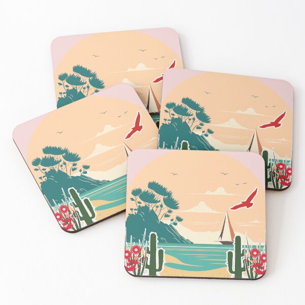 Item preview, stripes sea beach boat nature designed and sold by Sukree.m.