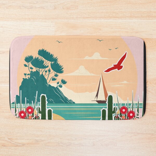 Item preview, stripes sea beach boat nature designed and sold by Sukree.m.