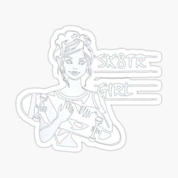 Artikel-Vorschau von SK8TR Mädchen Skater, Mädchen Skateboard, designt und verkauft von swiftbinaries.