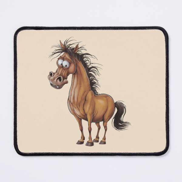 Item preview, Funny horse with ruffled mane designed and sold by MagelliShop.