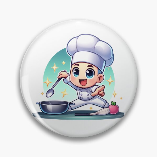 Item preview, Cheerful Cook in Action. Adorable and Fun Gifts. designed and sold by LilianPixel.