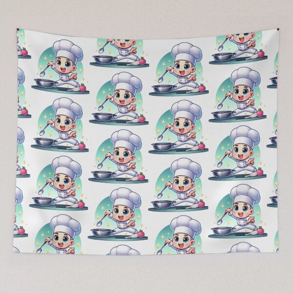 Item preview, Cheerful Cook in Action. Adorable and Fun Gifts. designed and sold by LilianPixel.