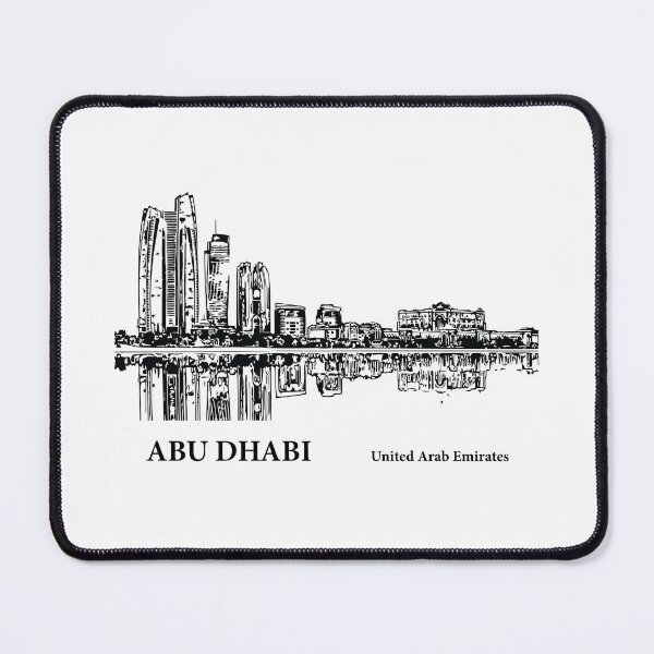 Item preview, Abu Dhabi United Arab Emirates designed and sold by Lakeric Cityscapes.